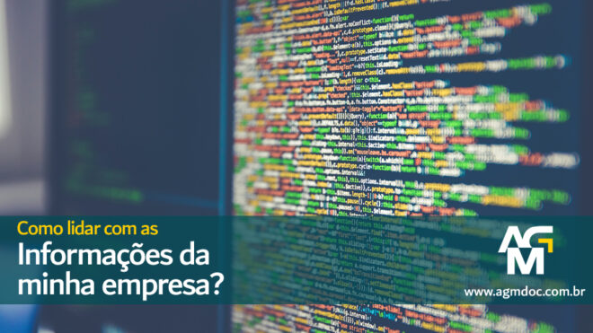 Como lidar com informações da minha empresa?