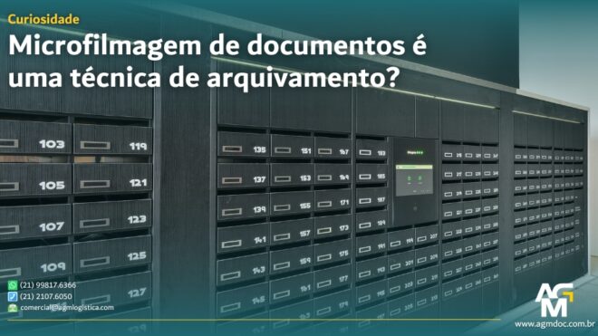 Curiosidade: Microfilmagem de documentos é uma técnica de arquivamento?